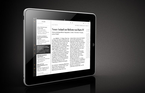 Die FAZ auf dem iPad