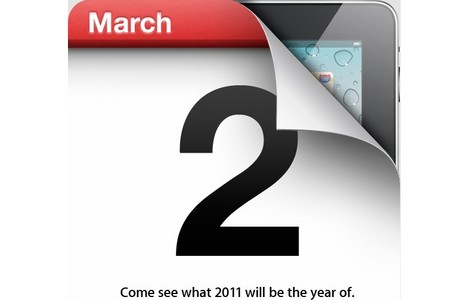 Einladung zur Vorstellung des iPad 2