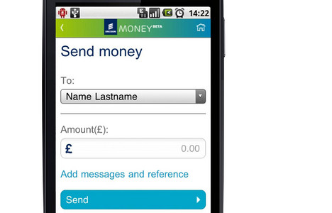 Ericsson Money auf dem Handy