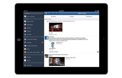 Facebook auf dem iPad