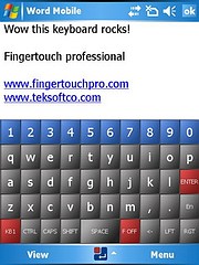 Fingertouch Pro: Layouts lassen sich anpassen