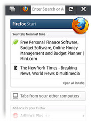 Firefox 4 Mobile beta