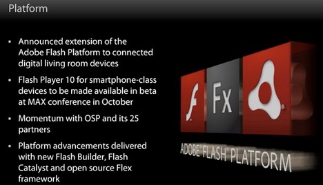 Ank�ndigung von Flash Player 10