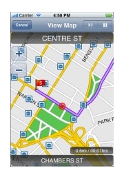 G-Map auf dem iPhone