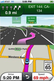 Garmin Streetpilot auf dem iPhone