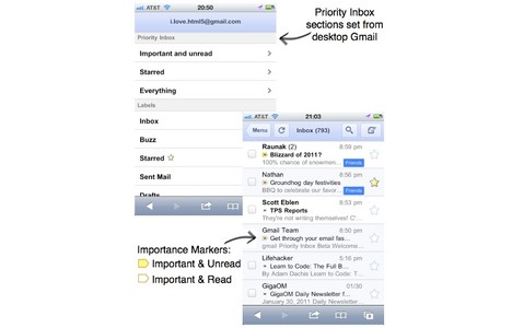 Gmail Priority Inbox