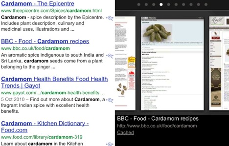 Die neue Google-Suche versteckt Links (Bild: Google Operating System)