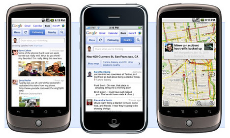 Google Buzz Mobile verr�t, wo du bist