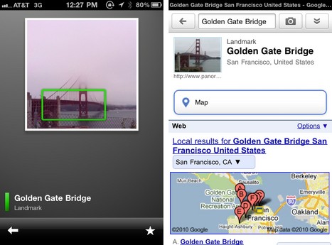Google Goggles auf dem iPhone