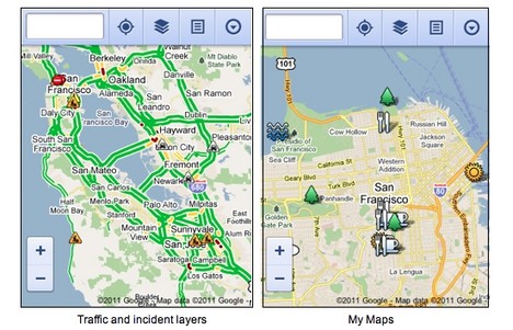 Google Maps im Handy-Browser