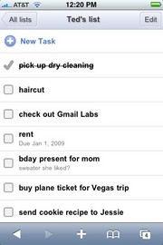 Google Tasks auf dem iPhone
