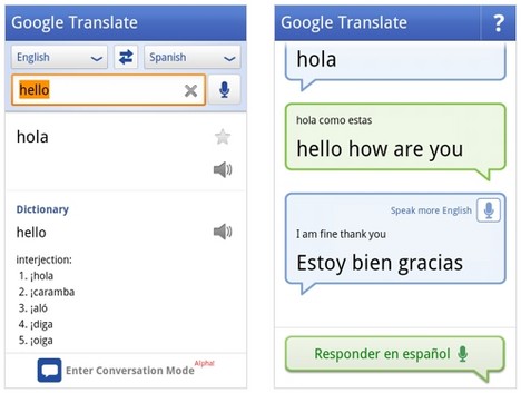 Google Translate auf dem Android-Handy