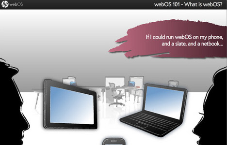 HP-Schulungs-Materialien zum Netbook mit webOS