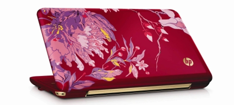 HP Mini 1000 Vivienne Tam Edition mit floralem Dekor