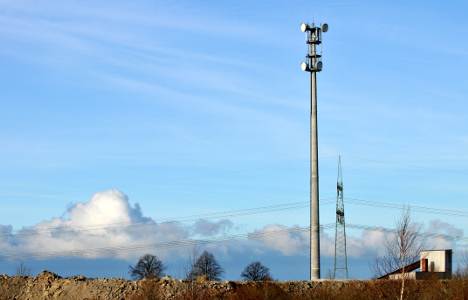 HSPA-Antenne von E-Plus im Testgebiet