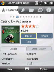 HandMarket Apps for Windows Mobile