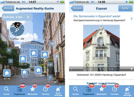 Immonet auf dem iPhone