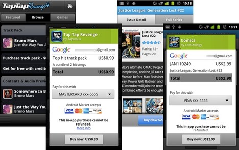 In-App-Verkauf im Android Market