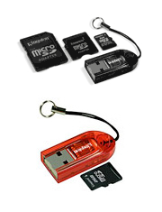 Kingstons Micro-SD-Karten mit USB-Reader
