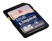 SDHC-Karte mit 32GB von Kingston