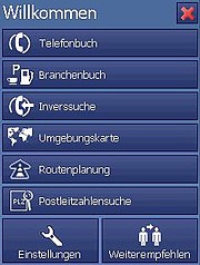 pda.klicktel.de kann das nicht: Adressen abspeichern