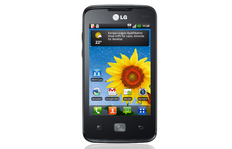 Das LG Optimus Hub wird mit Mittelklasse-Technik geliefert � nur zu welchem Preis?