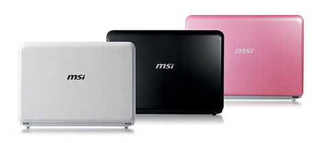 MSI Wind: schwarz, wei� und pretty in pink