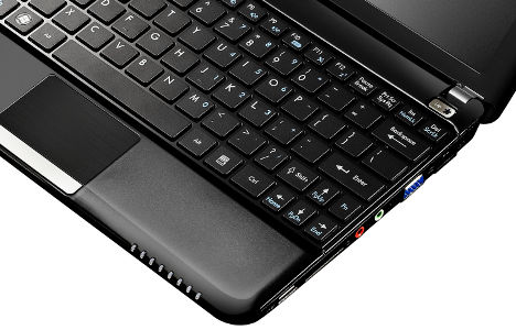 Das MSI Wind U135 hat eine Chiclet-Tastatur