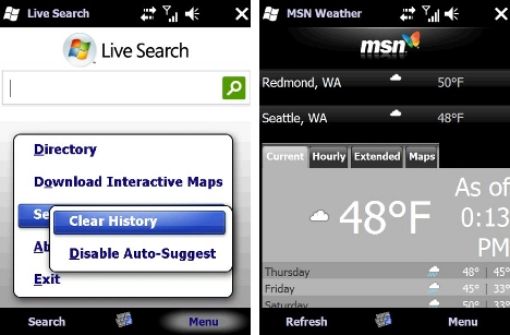 Windows Mobile Widgets erscheinen wie eigenst�ndige Programme