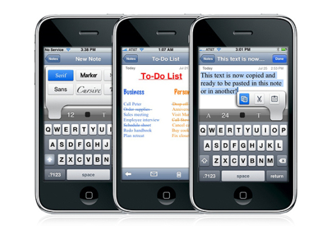 MagicPad erlaubt das Kopieren von Text zumindest innerhalb des Programms