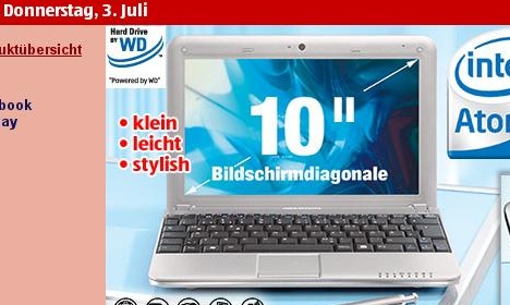 Medion Akoya Mini: Auch per UMTS ins Internet