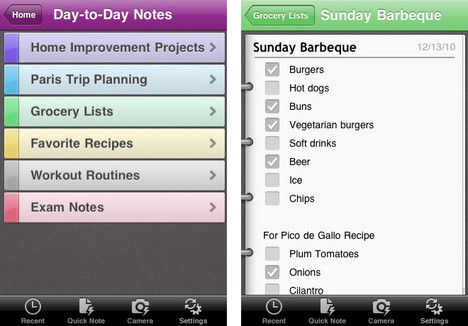 Microsoft OneNote auf dem iPhone