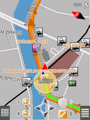 Mobile Navigator 7 im Fu�g�nger-Modus