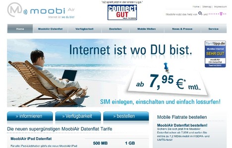 MoobiAir hat sich auf Datentarife mit langer Laufzeit spezialisiert