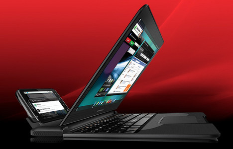 Motorola Atrix mit Laptop Dock