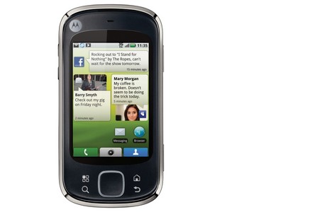 Das Motorola Quench setzt auf die Oberfl�che Motoblur