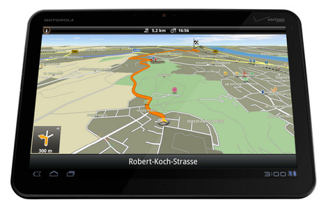 Navigon MobileNavigator auf dem Android-Tablet