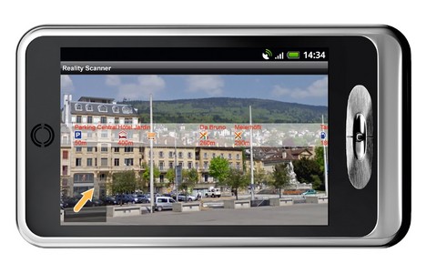 Navigon Mobile Navigator mit Reality Scanner
