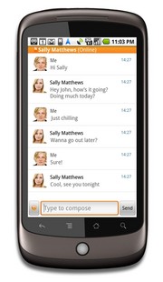 Nimbuzz auf dem Android-Handy