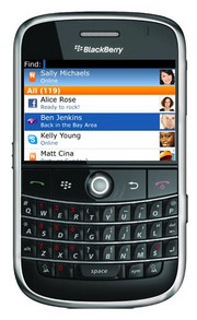 Nimbuzz auf dem Blackberry