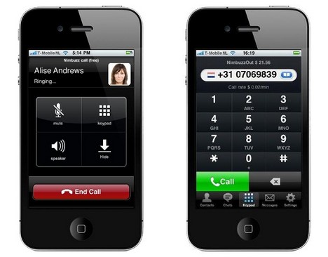 Nimbuzz auf dem iPhone