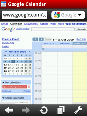 Opera Mobile 10 mit Google Reader
