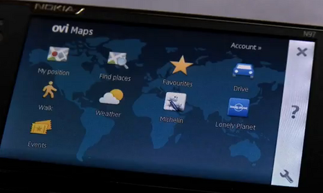 Ovi Maps auf einem Nokia N97