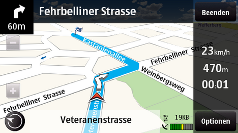 Ovi Maps navigiert das Auto jetzt gratis