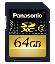 Panasonics erste SDXC-Karte mit 64 GB