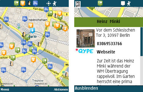Qiro mit Qype: In welcher Bar sitzen die Freunde?