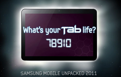 Mit diesem Bild hat Samsung eingeladen: Ist dies das Galaxy Tab 8.9?