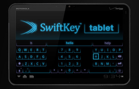 SwiftKey ordnet auf dem Android-Tablet die Tasten anders an