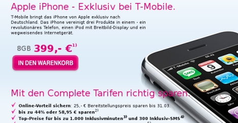 iPhone mit 16 GB in der Fu�note