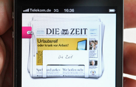 So sieht PagePlace auf dem iPhone aus